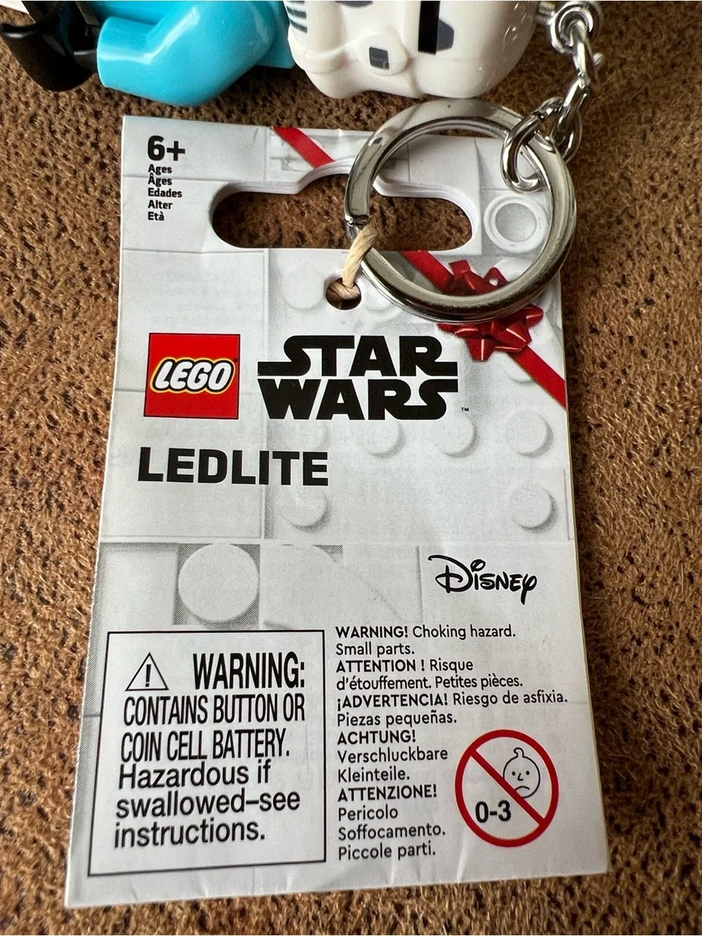 LEGO Star Wars Blue Stormtrooper LED Keychain flashlight - LEGO Brand